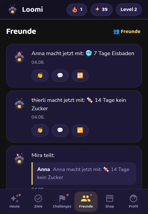 Loomi: eigene App bis in den Store