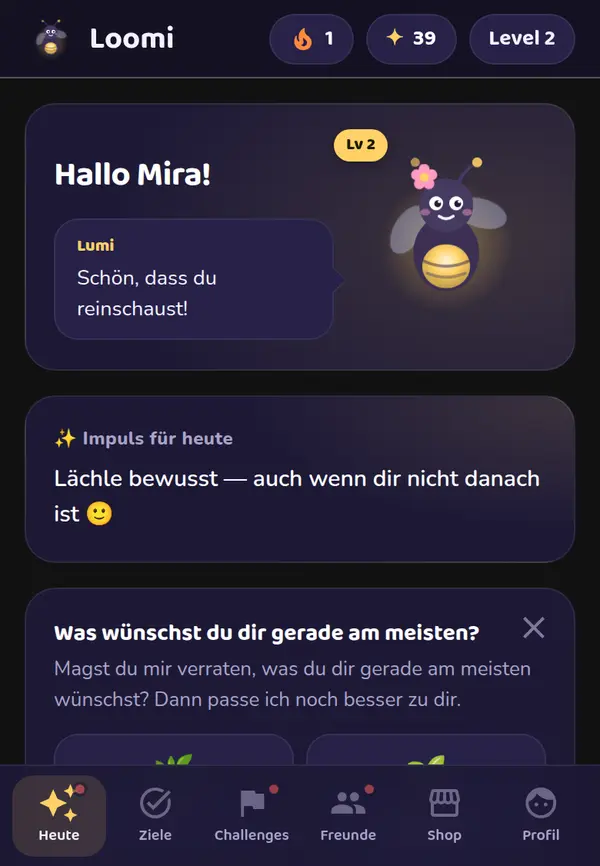 Loomi: eigene App bis in den Store