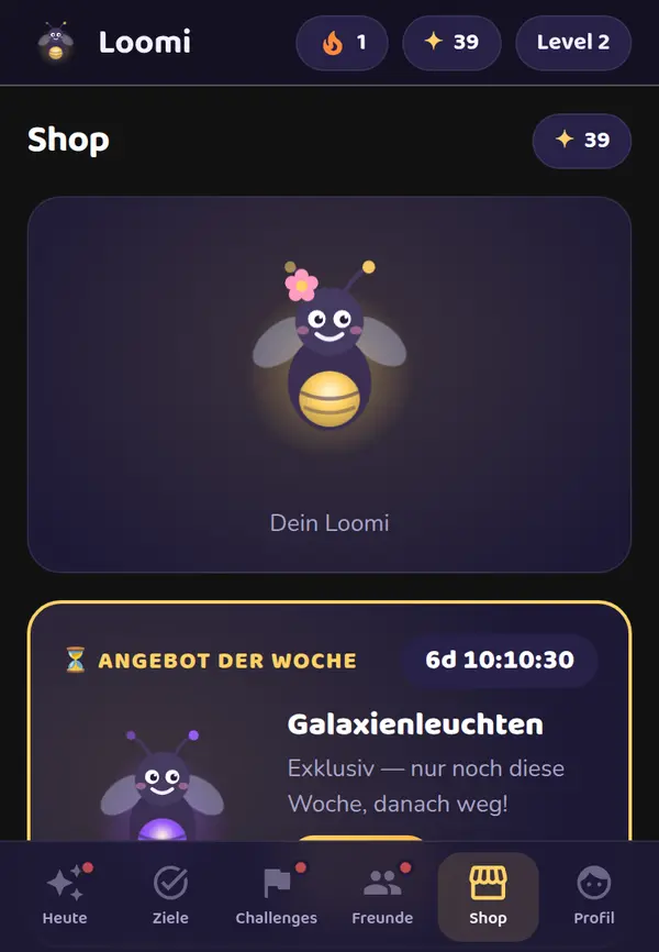 Loomi: eigene App bis in den Store